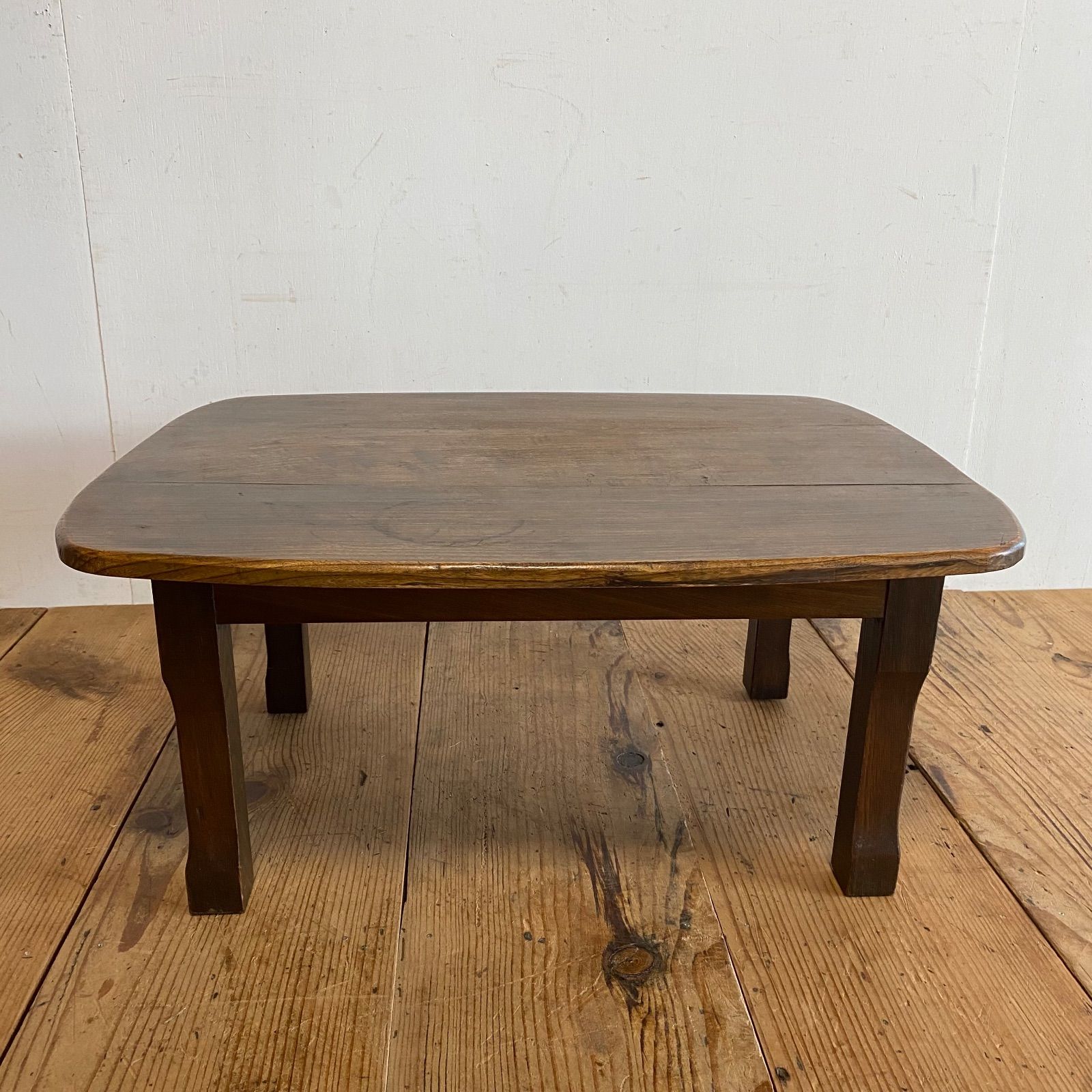 古家具 木製 ローテーブル 座卓 ちゃぶ台 小机 アンティーク y341