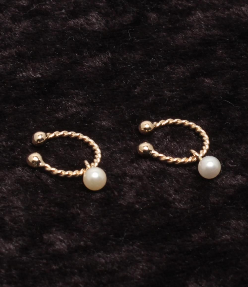 スタージュエリー イヤリング イヤカフ K 10 ベビーパール 3.6 mm レディース STAR JEWELRY