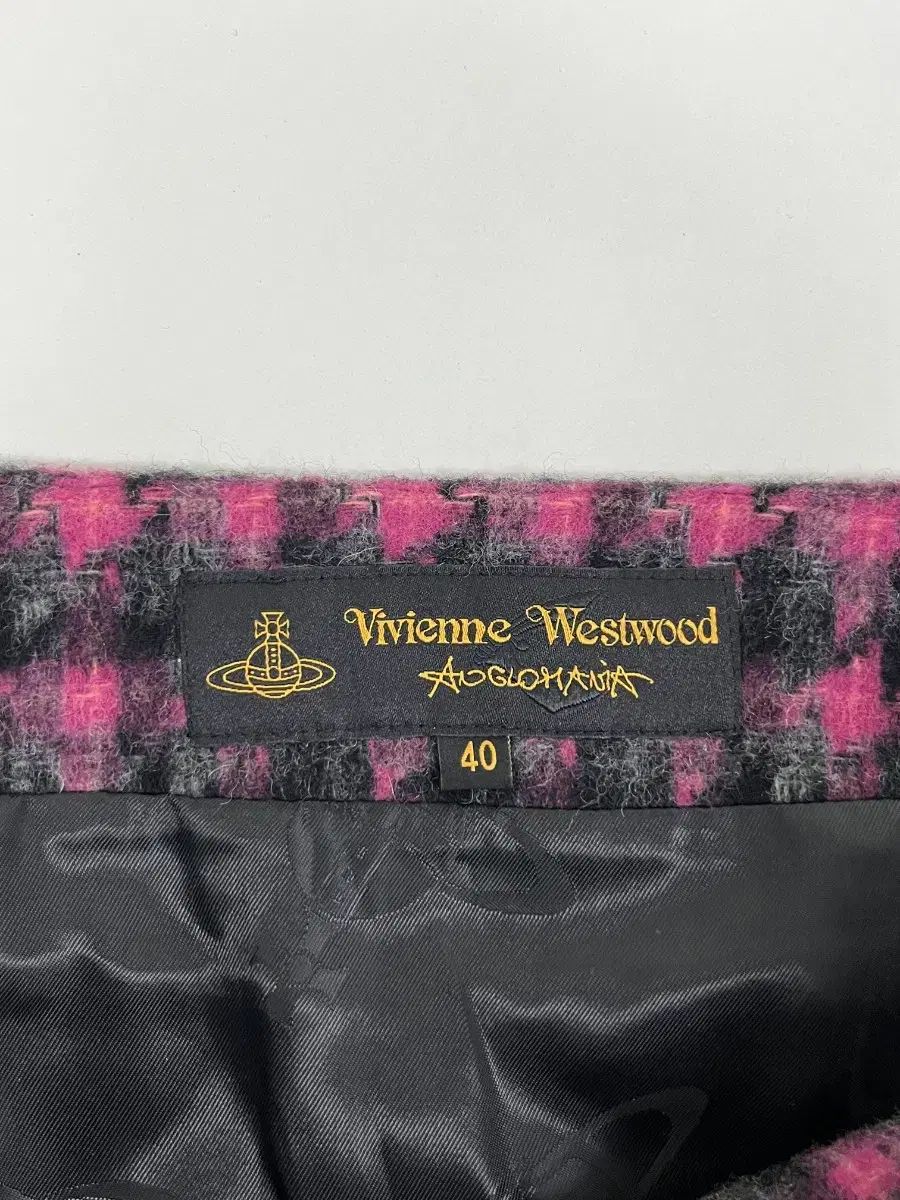 VIVIENNE WESTWOOD ピンク CHECK ミニスカート