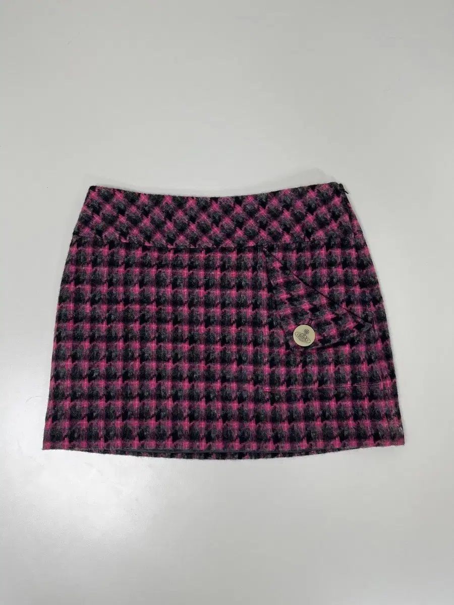 VIVIENNE WESTWOOD ピンク CHECK ミニスカート