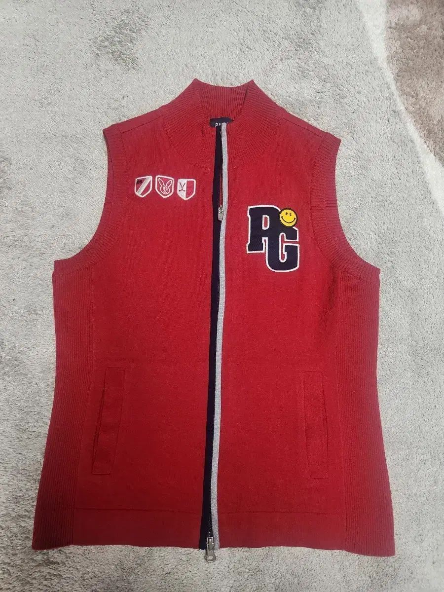 パーリーゲイツ ゴルフ ニット ジップアップベスト - 1-55