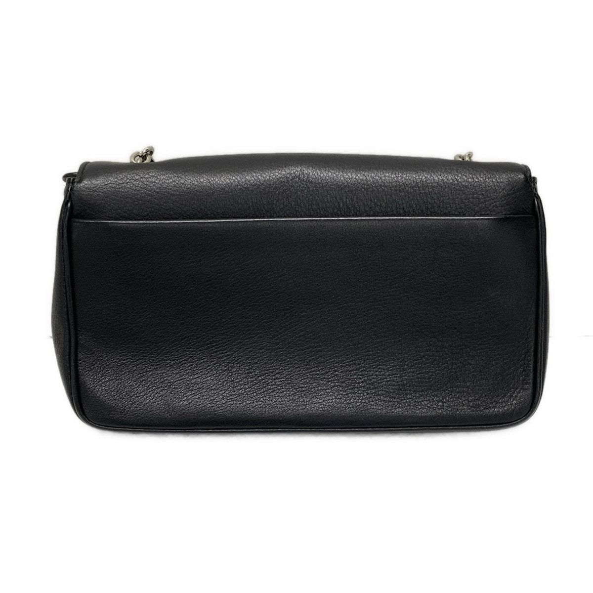 バレンシアガ 財布 エブリデイ 502027 黒×白×シルバー チェーンウォレット レザー