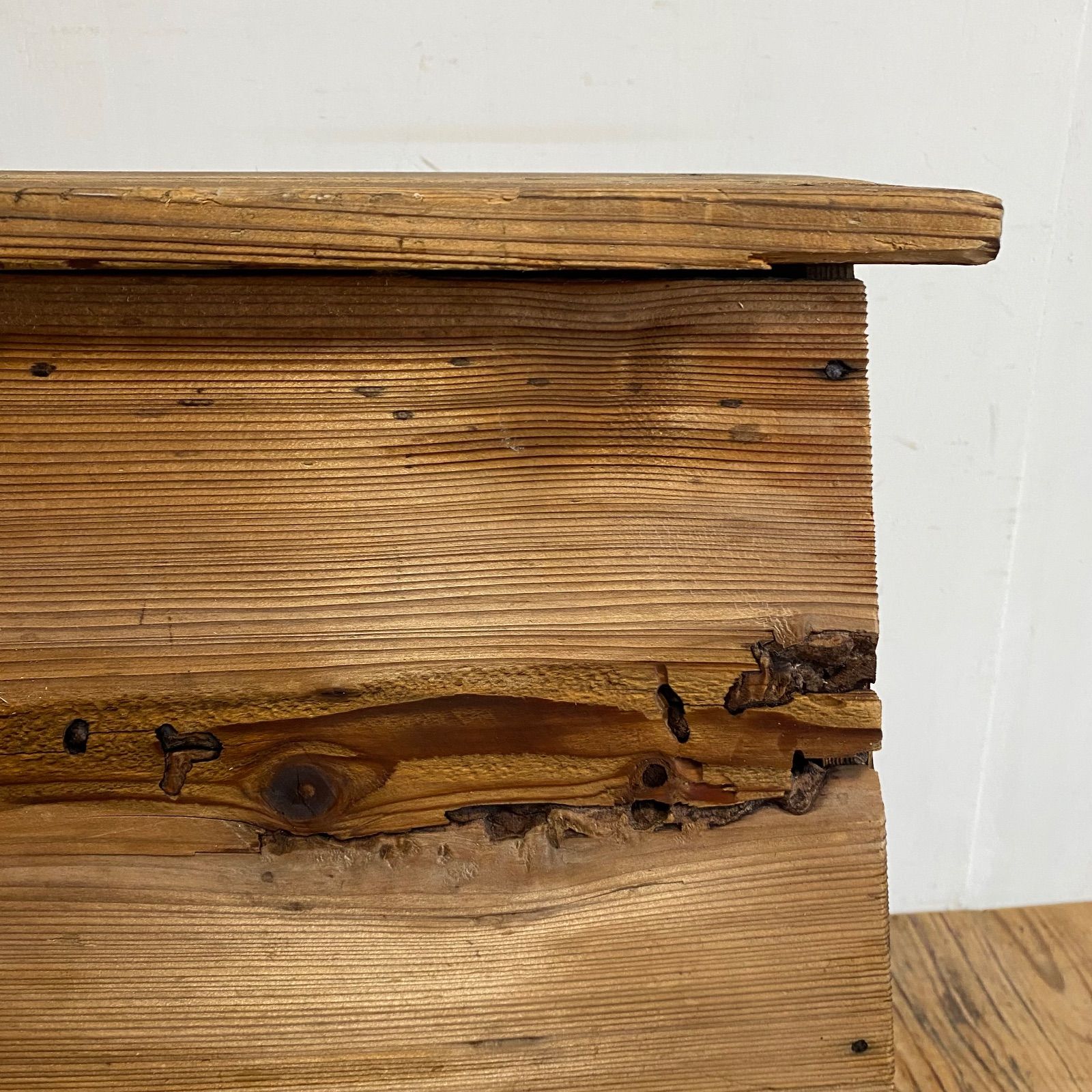 アンティーク 古道具 木製 踏み台 スツール ステップボックス 民藝