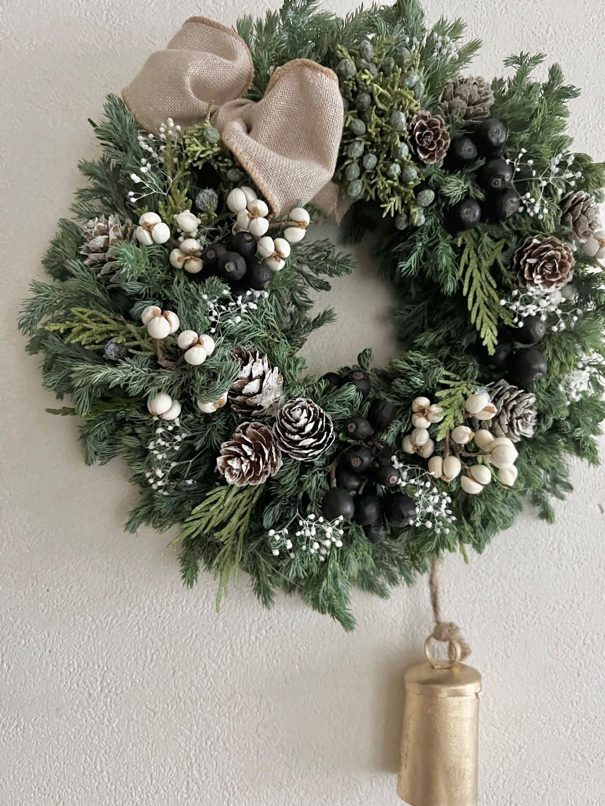 ドライフラワー リース 針葉樹 クリスマス - メルカリ