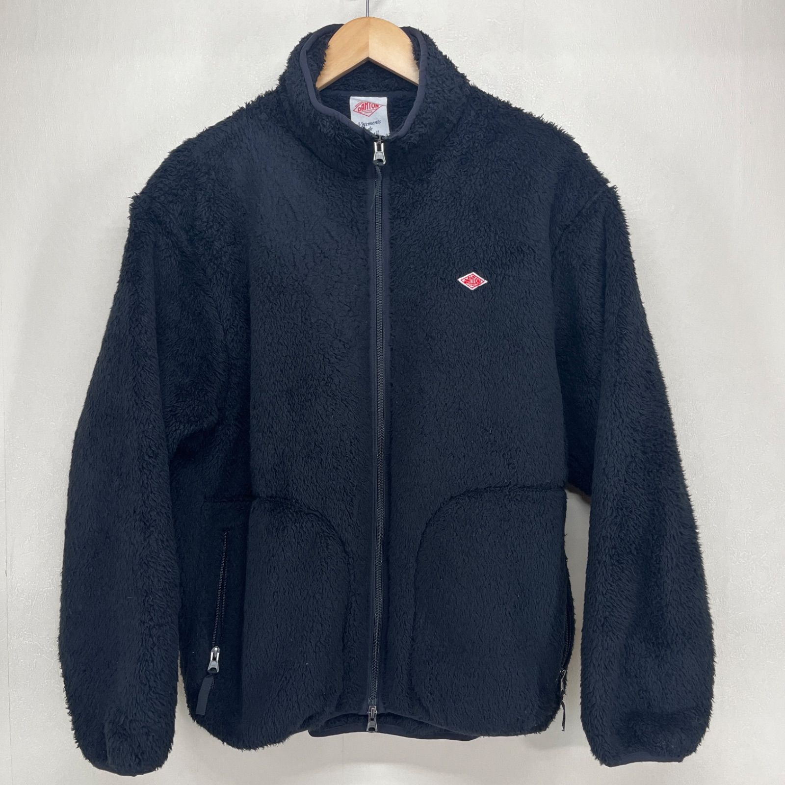 ダントン フリースジャケット ブラック L