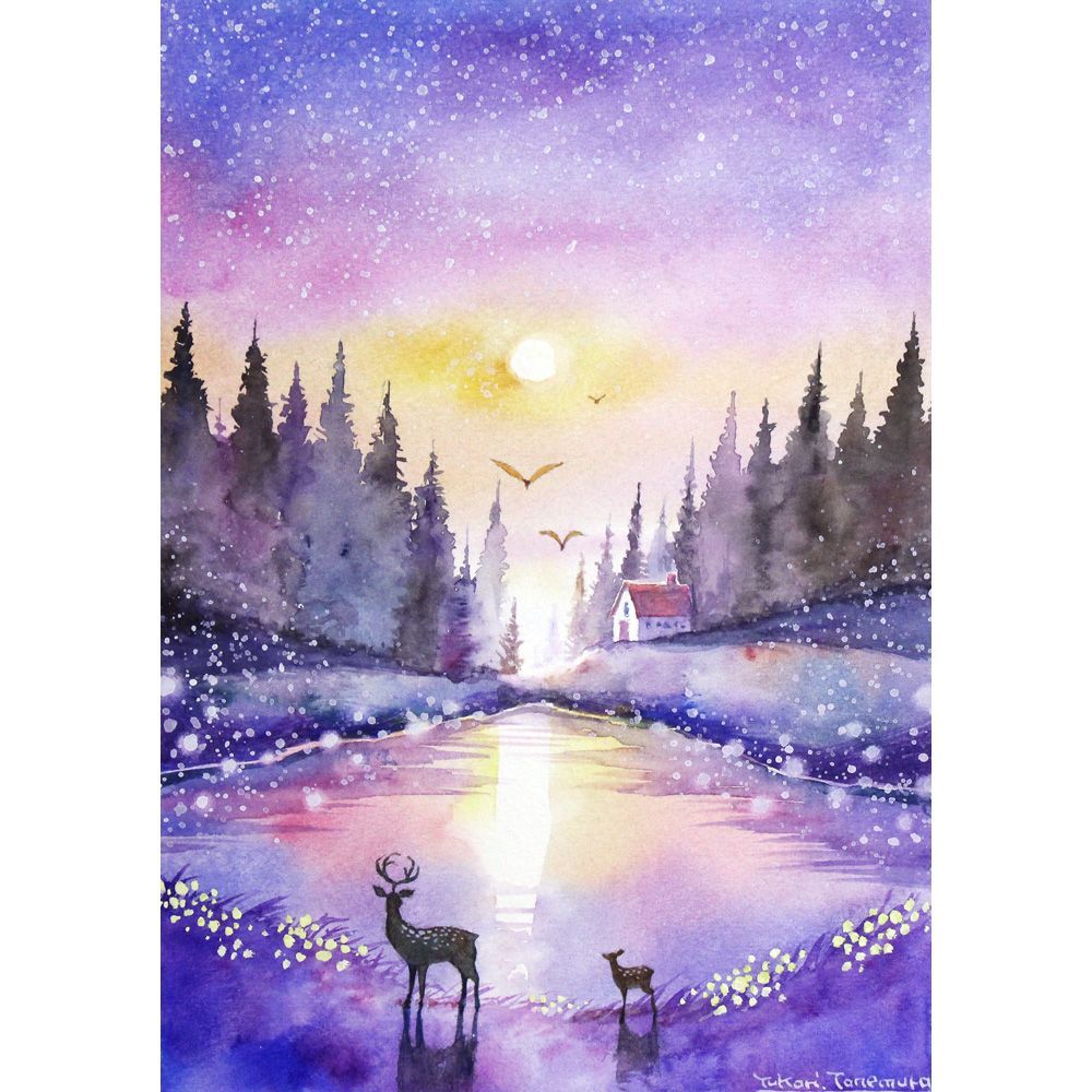 原画）夢の中の夢【SMサイズ／水彩画／#2933】 - メルカリ