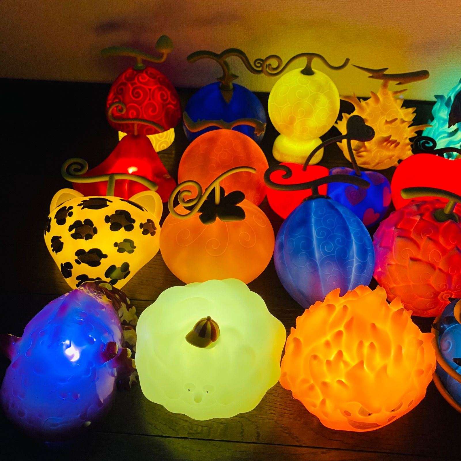 ワンピース 悪魔の実 帽子 など ルームライト 31種 フィギュア まとめ セット アニメ グッズ