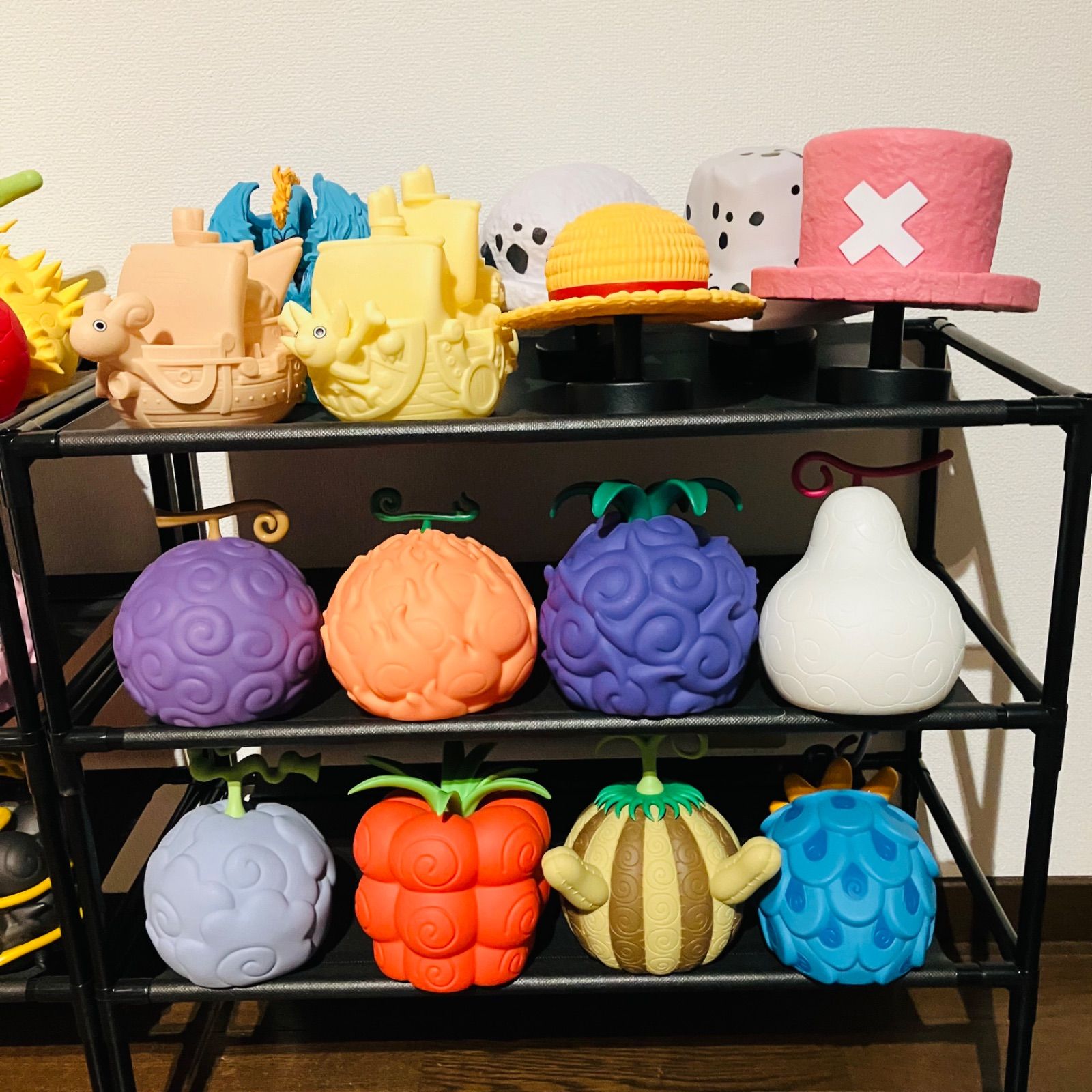 ワンピース　ONE PIECE　悪魔の実　ルームライト　フィギュア　31点セット ワンピース 悪魔の実 帽子 など ルームライト 31種 フィギュア まとめ