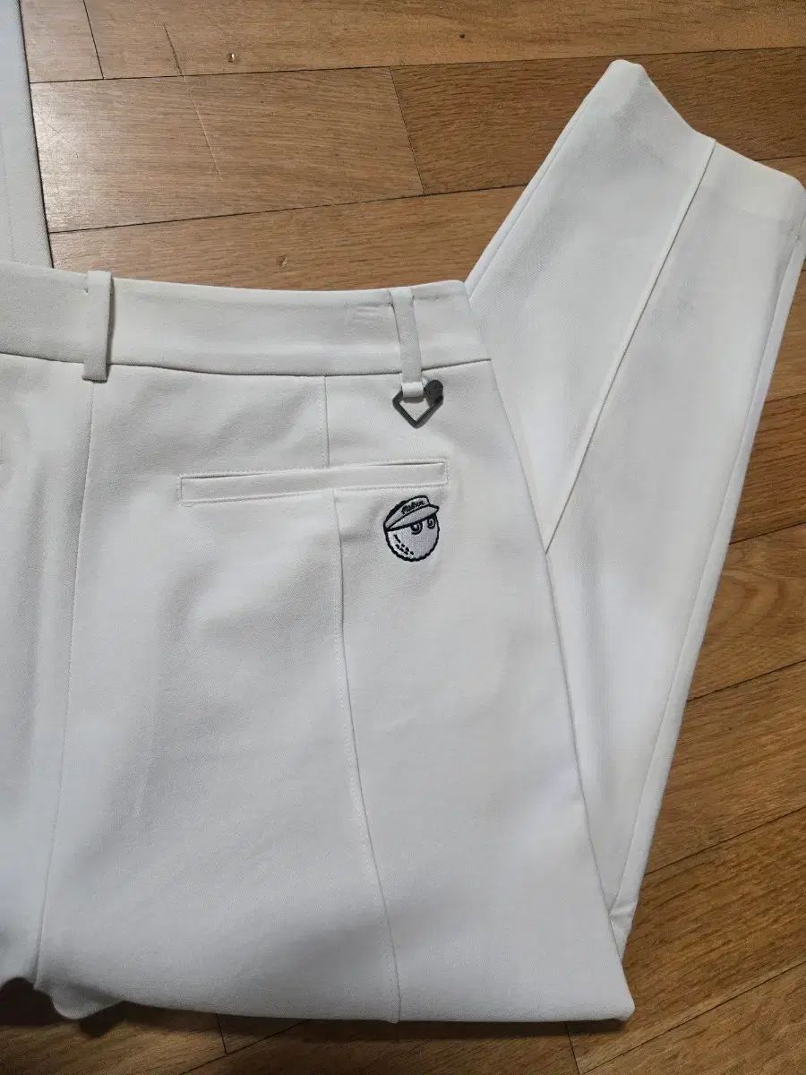 マルボンゴルフ 白 レディース ゴルフ ズボン