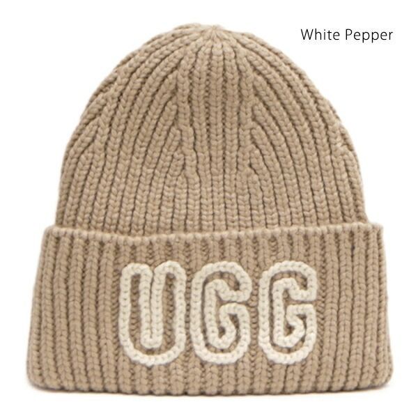 UGG アグ チャンキー クラフテッド リブ ビーニー 帽子 ニット帽 102345