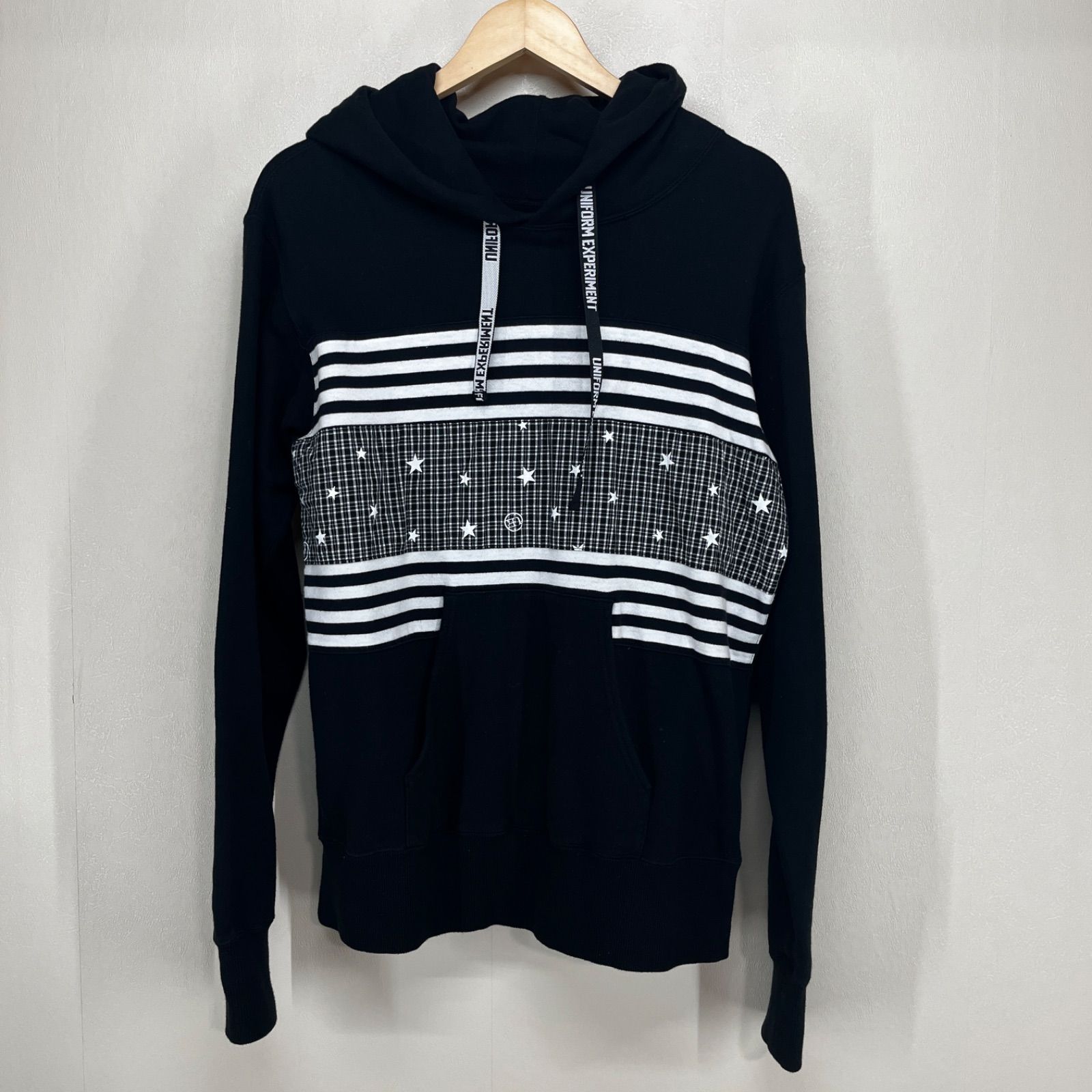 ユニフォームエクスペリメント フードパーカー (ブラック/M) - メルカリ