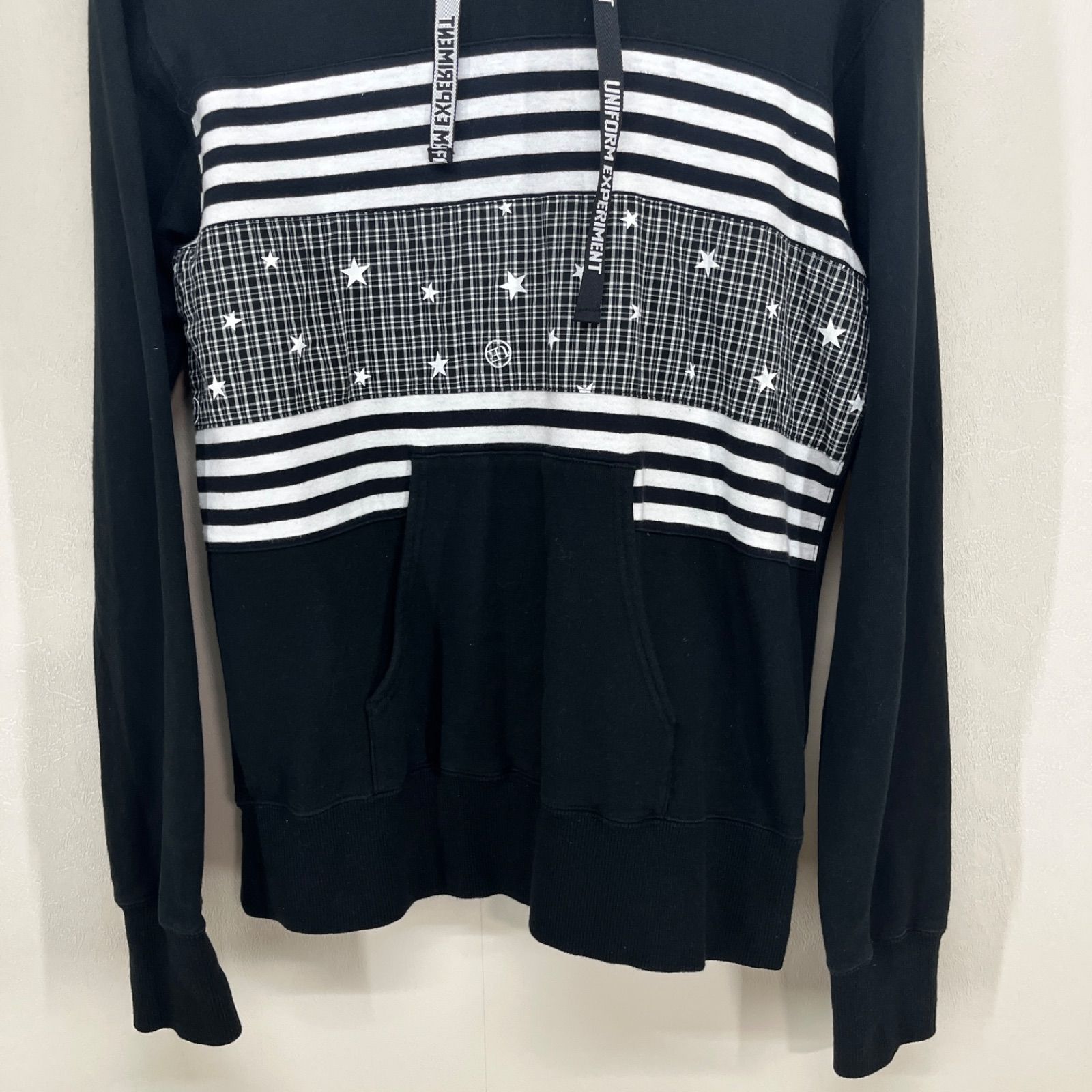 ユニフォームエクスペリメント フードパーカー (ブラック/M) - メルカリ