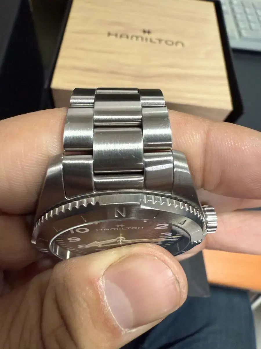  ハミルトン カーキフィールド エクスペディション 41 オフィスカジュアル 自動巻き時計 腕時計(アナログ)