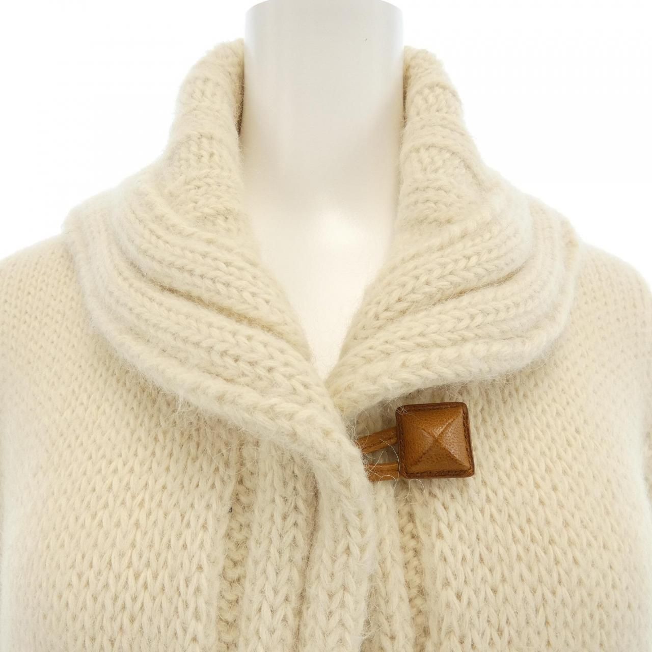 エルメス HERMES 97-7719 カーディガン フレアスカート 秋冬対応