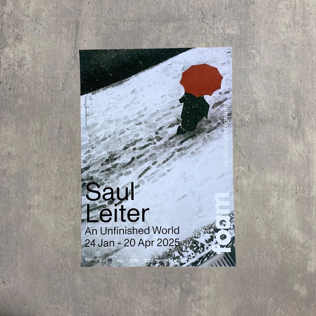 Saul Leiter ソール ライター 未完成の世界 An Unfinished World foam 2025 エキシビションポスター