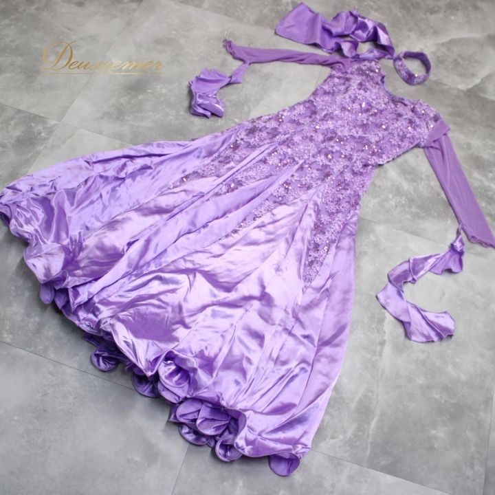 社交ダンス 衣装 スタンダード ドレス ワンピース パーティ衣装