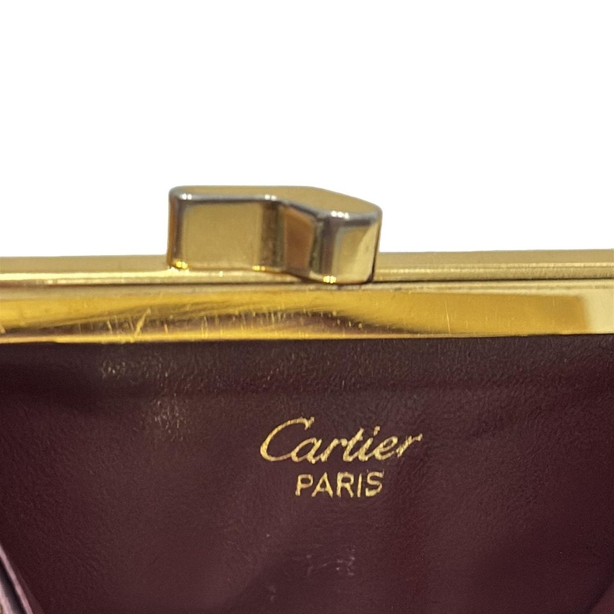 Cartier(カルティエ) コインケース マストライン ボルドー がま口