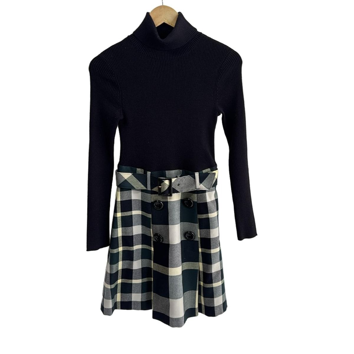 ブルーレーベルクレストブリッジ ワンピース 38 ネイビー ブルーレーベルクレストブリッジ BLUE LABEL CRESTBRIDGE 【一部店舗