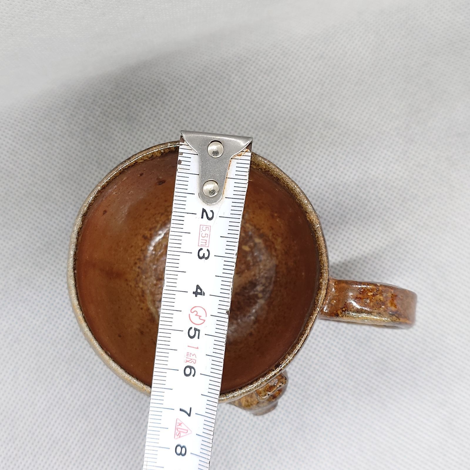 2616】ハシビロコウ カップ…備前焼 - メルカリ