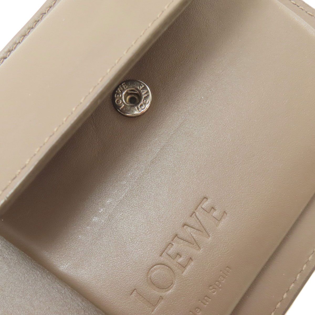  LOEWE ロエベ アナグラム バイフォールド 二つ折り財布 小銭入れあり レザー レディース その他 小物