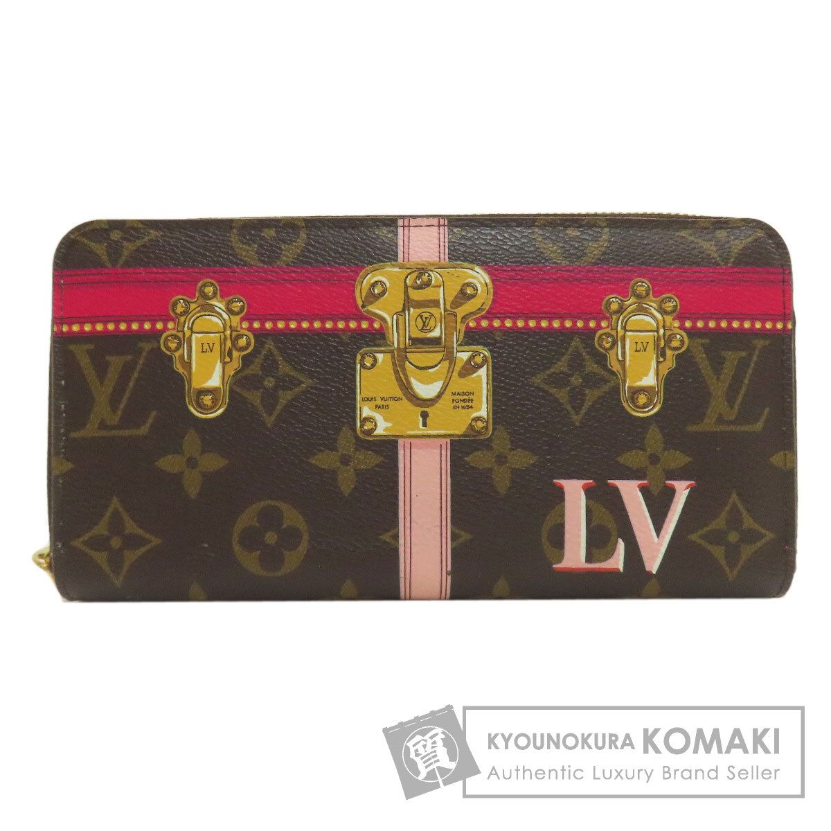LOUIS VUITTON ルイヴィトン M 62616 ジッピー ウォレット サマートランク 長財布 小銭入れあり モノグラムキャンバス レディース