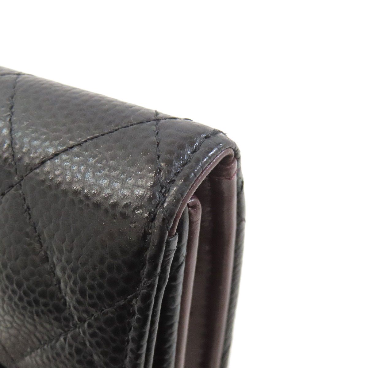  CHANEL シャネル クラシック フラップ ウォレット 二つ折り財布 小銭入れあり グレインド カーフスキン レディース その他 小物