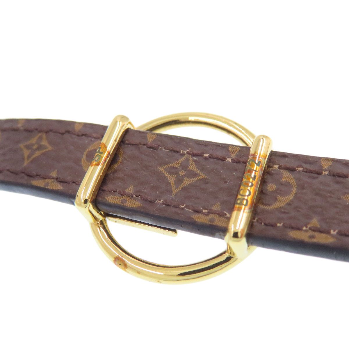  LOUIS VUITTON ルイヴィトン M 8103 ブラスレ ブレスレット レザー モノグラムキャンバス レディース その他 アクセサリー