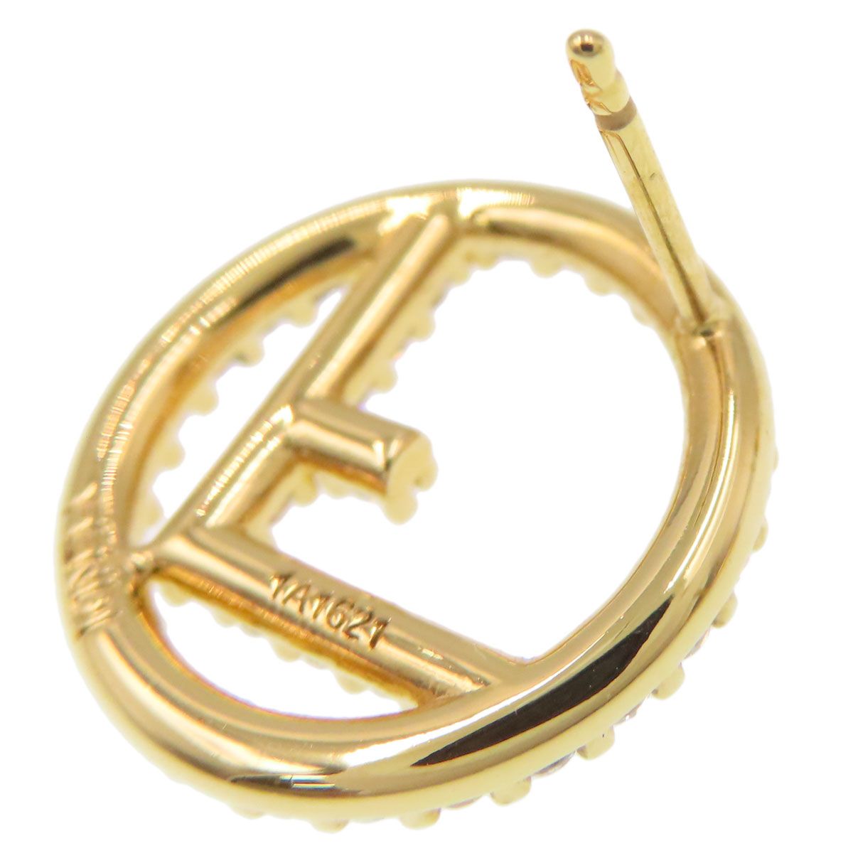 FENDI フェンディ エフ イズ フェンディ ラインストーン ピアス 金属製