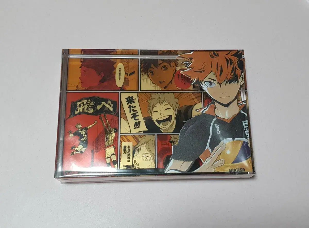 未開封 ハイキュー 中国 ジャンプショップ 日向 アクリル ブロック