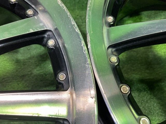  マナレイスポーツ ｸﾗｳﾝ ホイール アルミ ブラックポリッシュ 18インチ 8 J 5穴 4本 114 3 45 18インチ ホイール