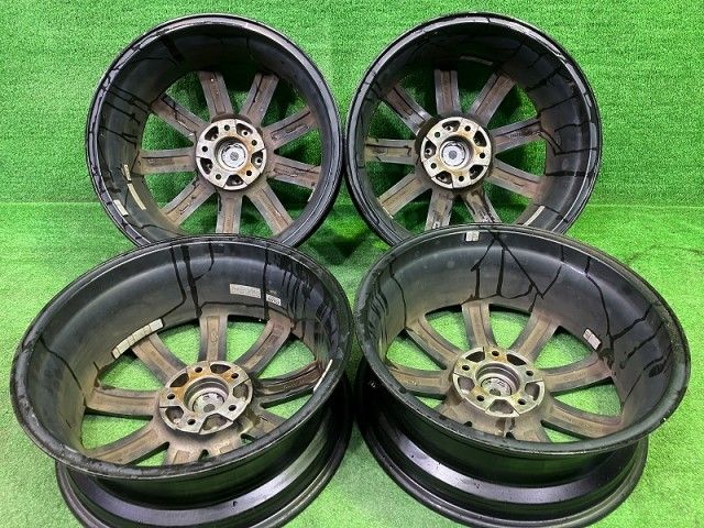 シュタイナー ｵﾃﾞｯｾｲ ﾉｱ ホイール アルミ ブラックポリッシュ 18インチ 7 J 5穴 4本 114 3 53