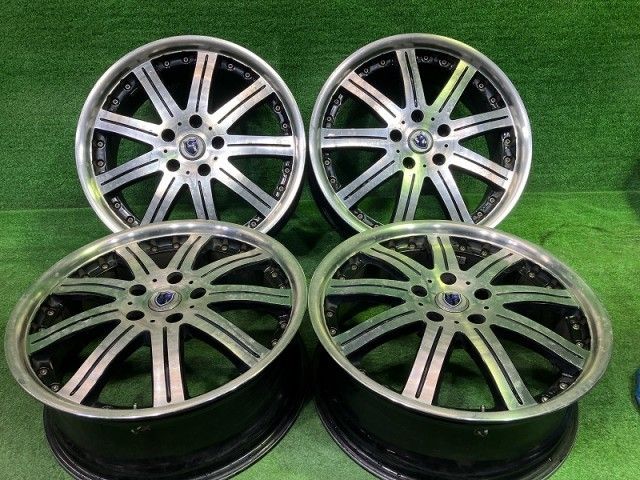 シュタイナー ｵﾃﾞｯｾｲ ﾉｱ ホイール アルミ ブラックポリッシュ 18インチ 7 J 5穴 4本 114 3 53