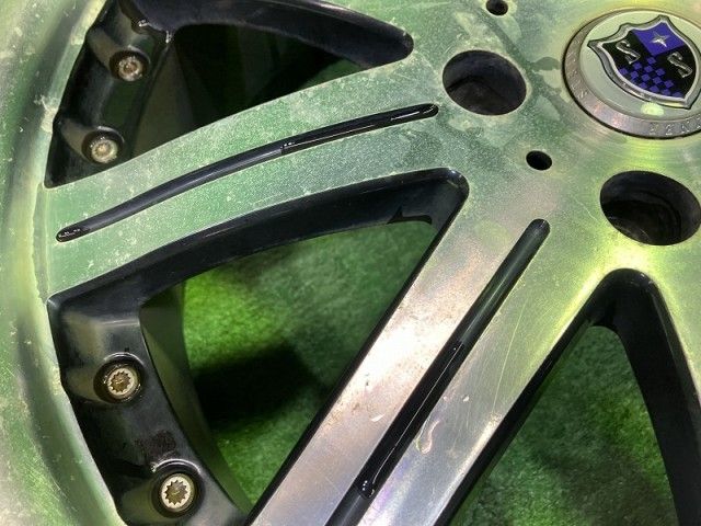  シュタイナー ｵﾃﾞｯｾｲ ﾉｱ ホイール アルミ ブラックポリッシュ 18インチ 7 J 5穴 4本 114 3 53 18インチ ホイール