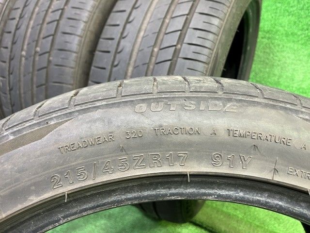  Minerva サマー ミネルバ ラジアルF 205 215 45 R 17 4本 3ミリ 2021年 17インチ サマータイヤ ノーマルタイヤ