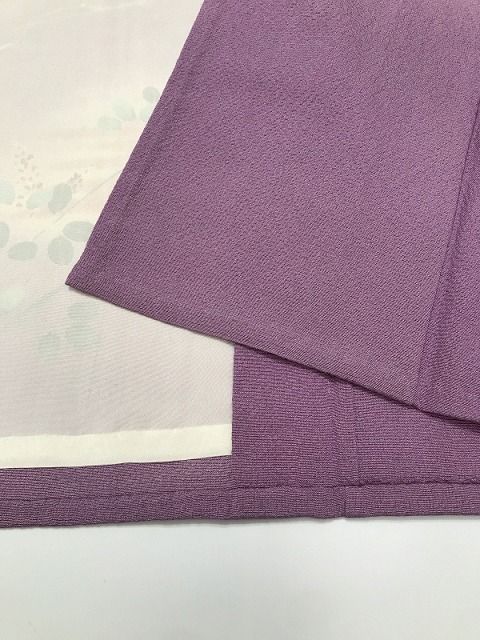 薄紫地に童模様