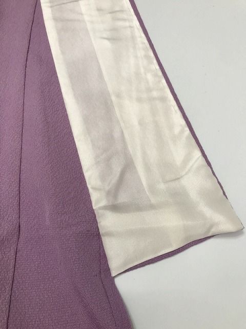  Mサイズ 付け下げ 正絹 薄紫地に童模様 その他 着物