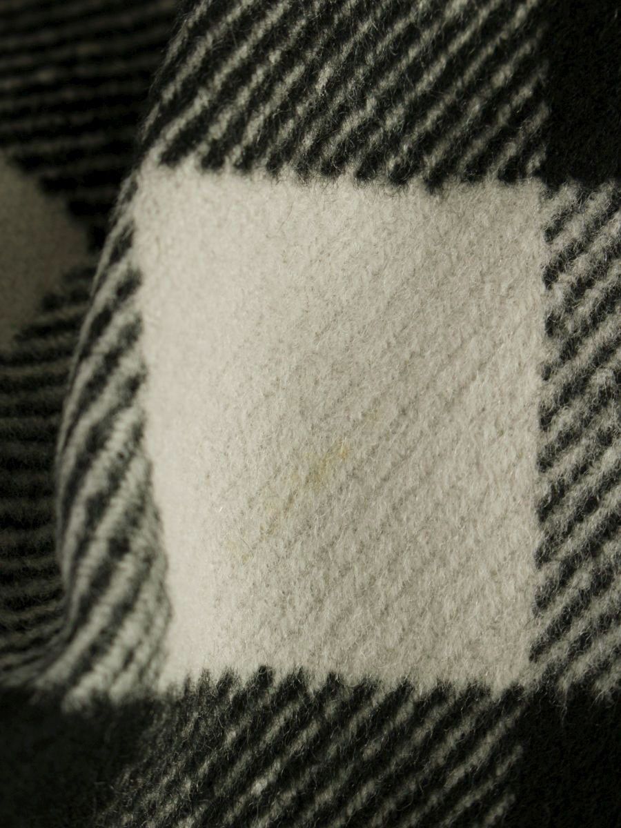  フォクシーブティック 41307 スカート 38 ホワイト ブラック チェック柄 ウール混 フ その他 ひざ丈スカート