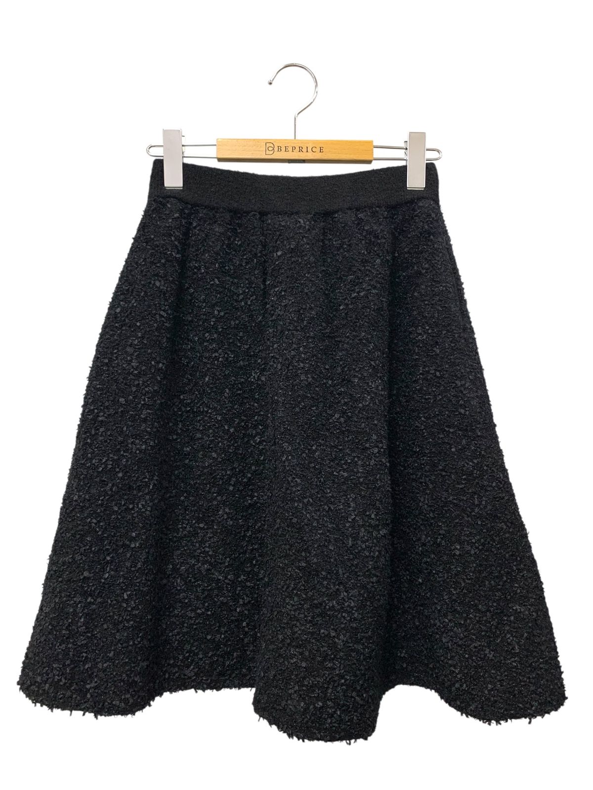 ルネ 6432600 スカート 34 ブラック モヘア混
