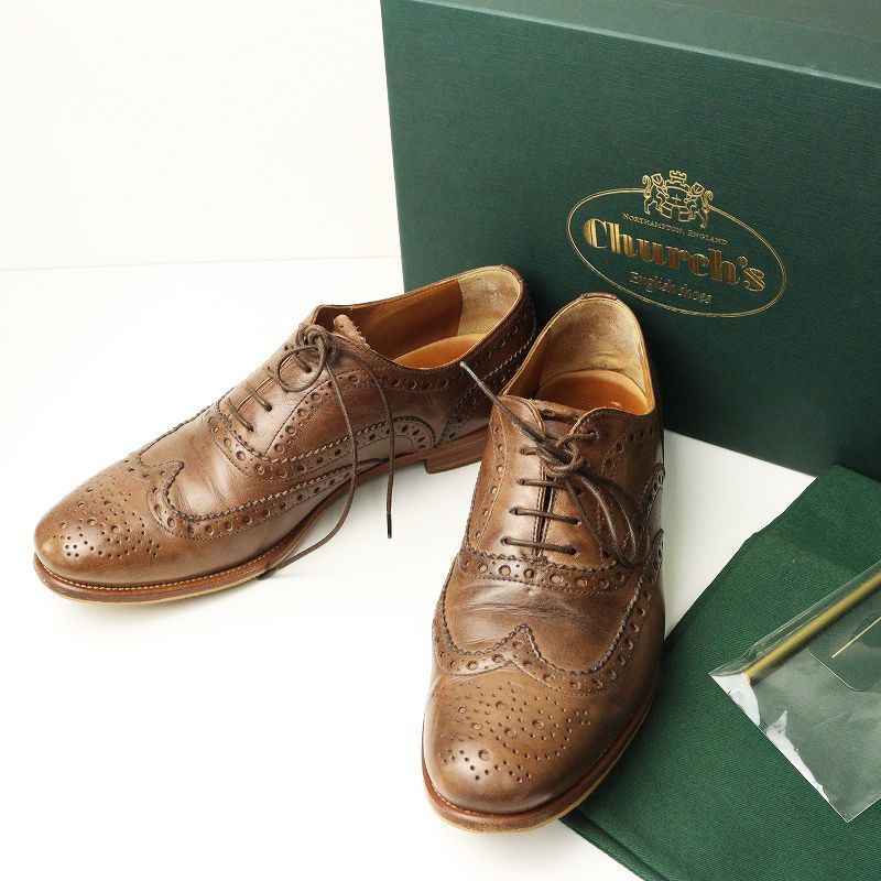 Churchs バーウッドレースアップシューズ【ウィングチップ】35ハーフ Churchs バーウッドレースアップシューズ【ウィングチップ】35ハーフ