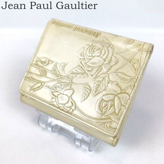 Jean Paul Gaultier ジャンポールゴルチェ 二つ折り財布 ニューローズ
