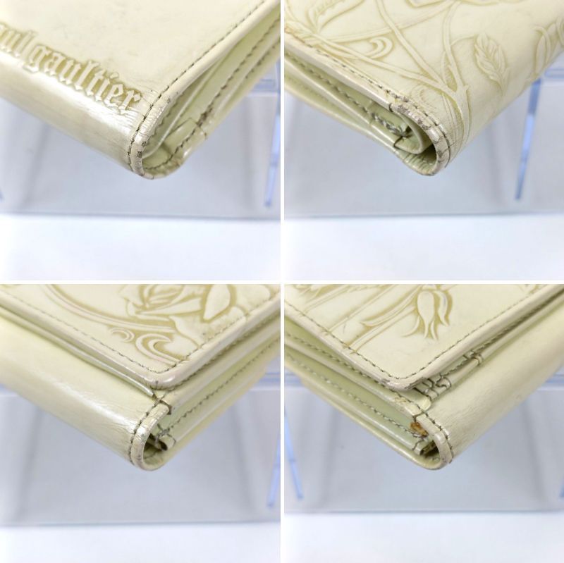 Jean Paul Gaultier ジャンポールゴルチェ 二つ折り財布 ニューローズ