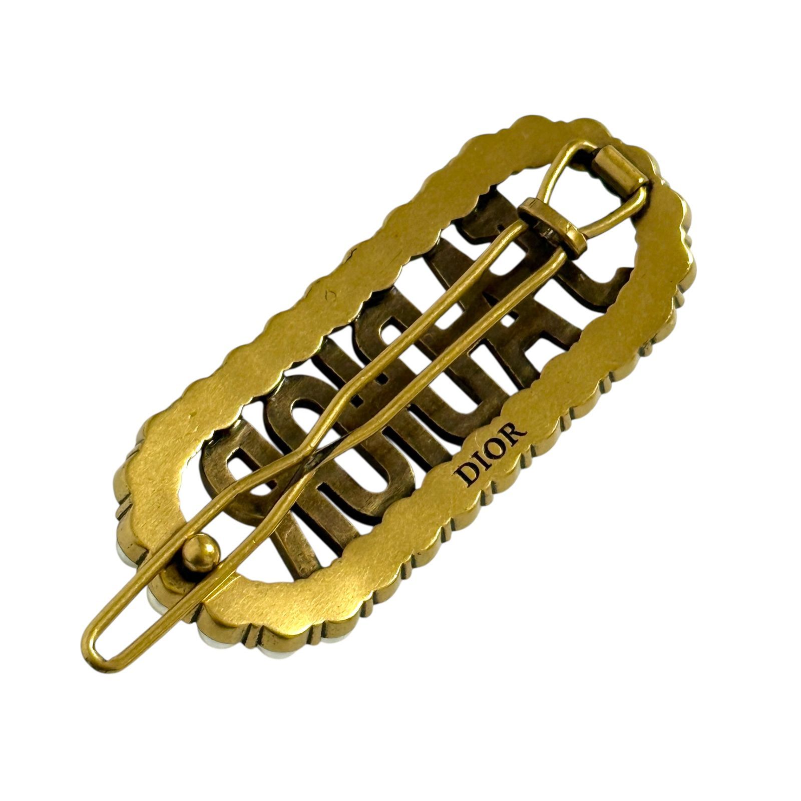 ディオール レディース バレッタ ヘアクリップ ヘアピン フェイクパール