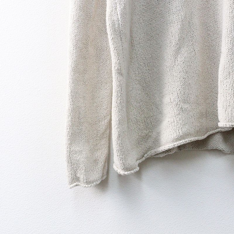 エヴァムエヴァ evam eva シルクVネックニットプルオーバー 2