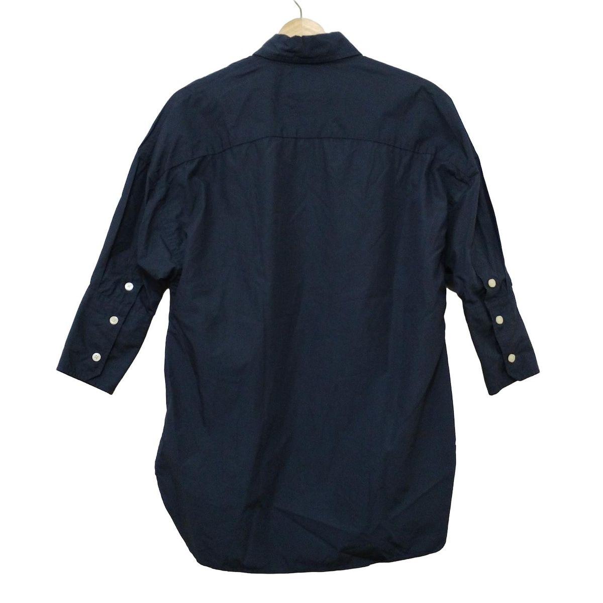 MADISON BLUE マディソンブルー 七分袖シャツブラウス サイズ01 S レディース - ネイビー