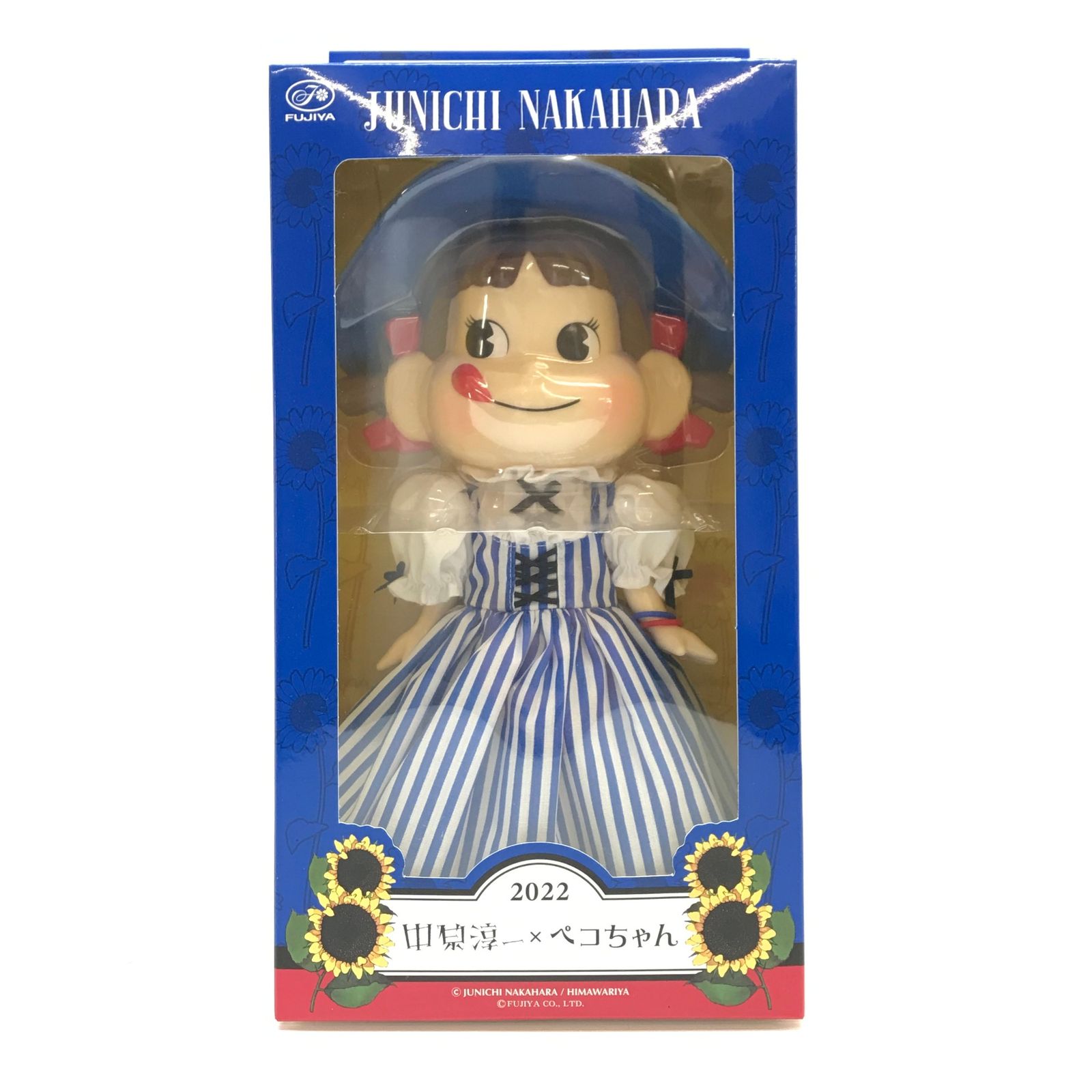 ◎不二家 人形 ペコちゃん人形 2022 「中原淳一×ペコちゃん」 未開封品