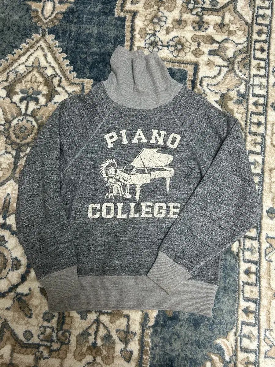 KAPITAL キャピタル ピアノ 목 タートルネック スウェット