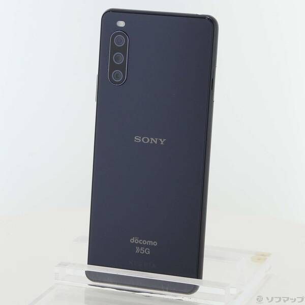 中古品〕 Xperia 10 III 128GB ブラック SO-52B docomoロック解除SIM
