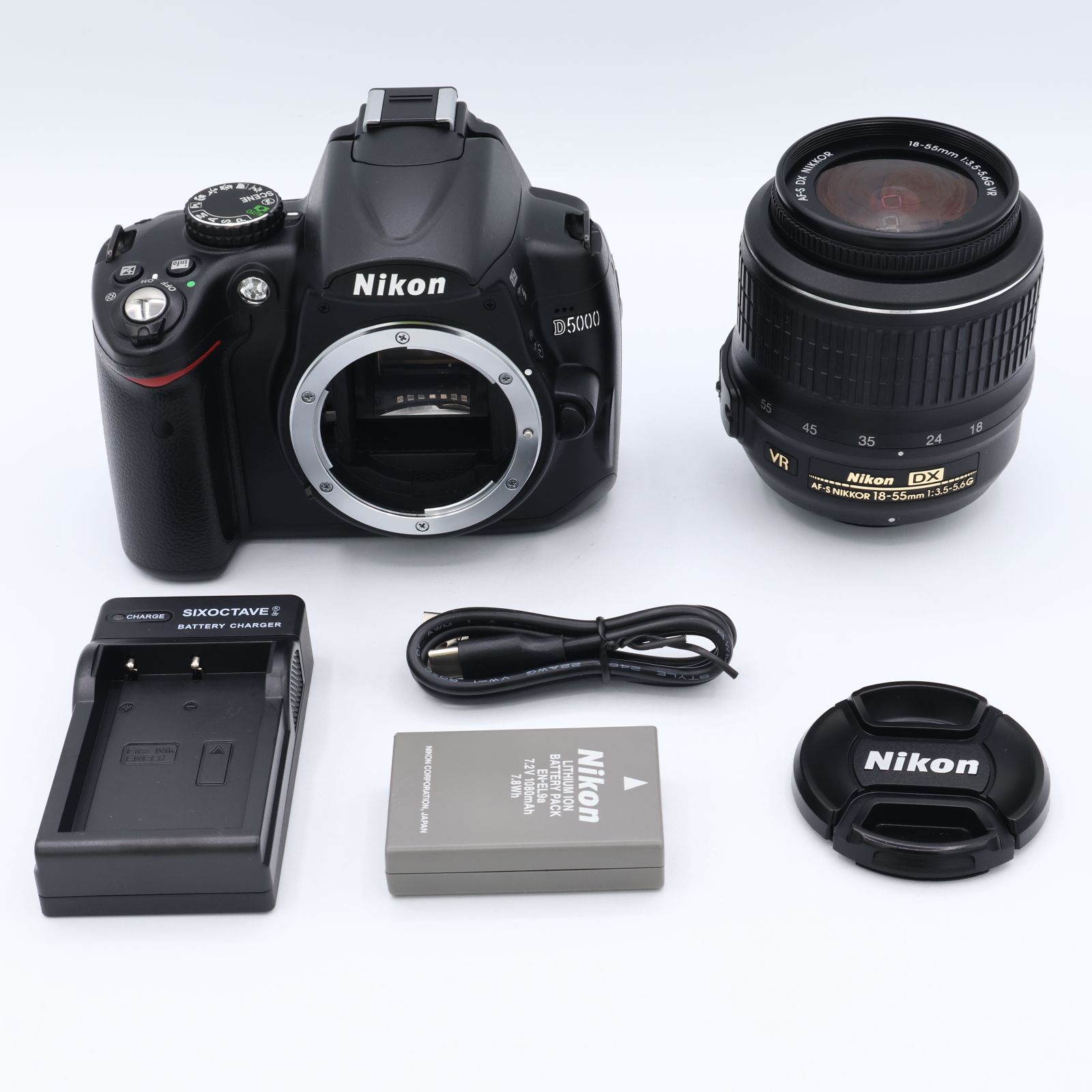 シャッター回数：2424回】Nikon ニコン デジタル一眼レフカメラ D5000