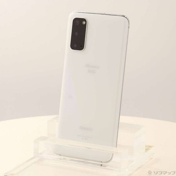 中古品〕 Galaxy S20 5G 128GB クラウドホワイト SC-51A docomoロック