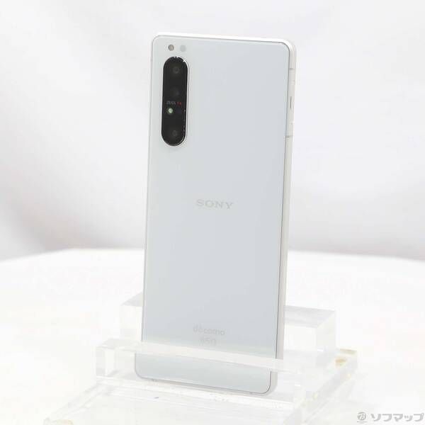 中古品〕 Xperia 1 II 128GB ホワイト SO-51A docomoロック解除SIM